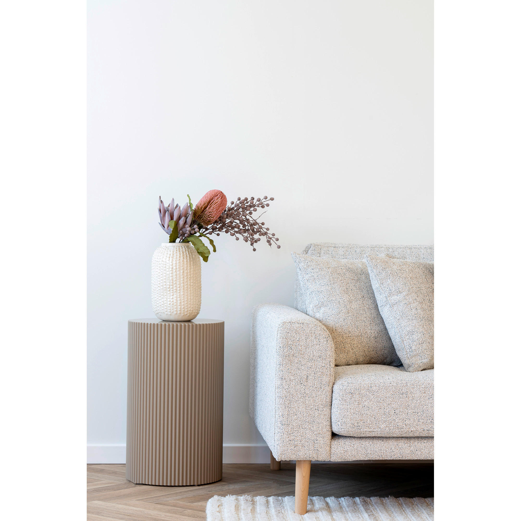 BEISTELLTISCH 30/50/30 cm Beige  - Beige, Basics, Holzwerkstoff (30/50/30cm)