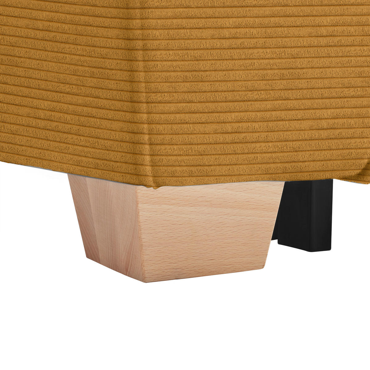HÖRNSOFFA i senapsgul  - senapsgul, Modern, trämaterial/trä (255/185cm) - MID.YOU