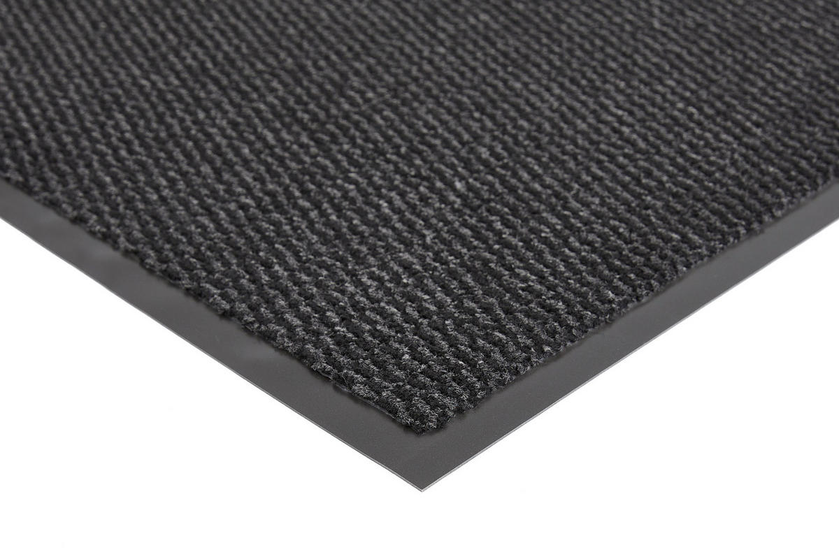 FUßMATTE  60/80 cm  Anthrazit  - Anthrazit, Basics, Kunststoff (60/80cm) - Esposa