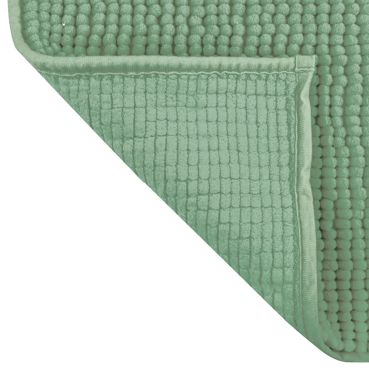 BADTEPPICH Grün 50/80 cm  - Grün, KONVENTIONELL (50/80cm) - Spirella