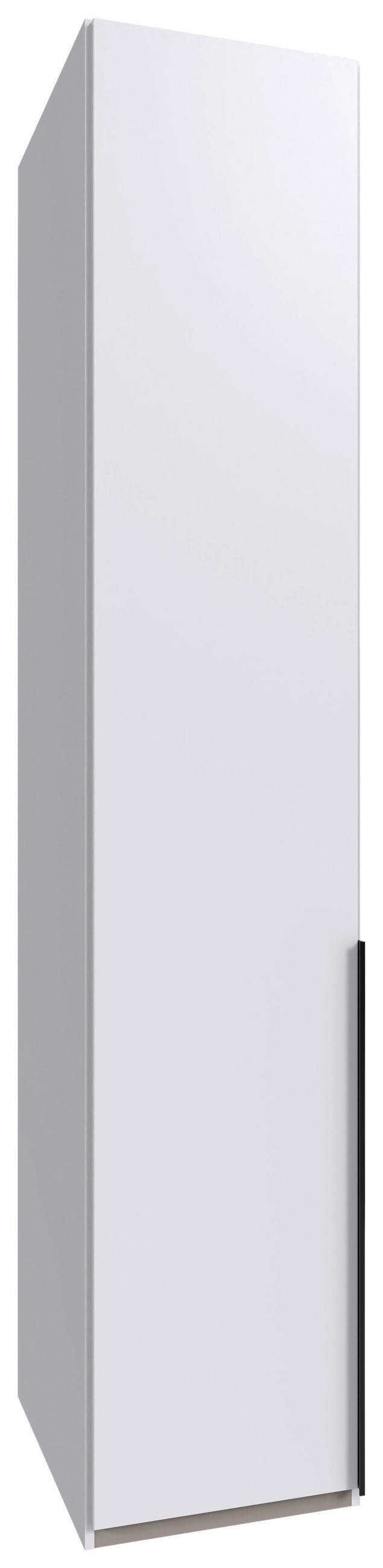 DREHTÜRENSCHRANK  in Weiß  - Schwarz/Weiß, MODERN, Holzwerkstoff/Metall (45/236/58cm) - MID.YOU