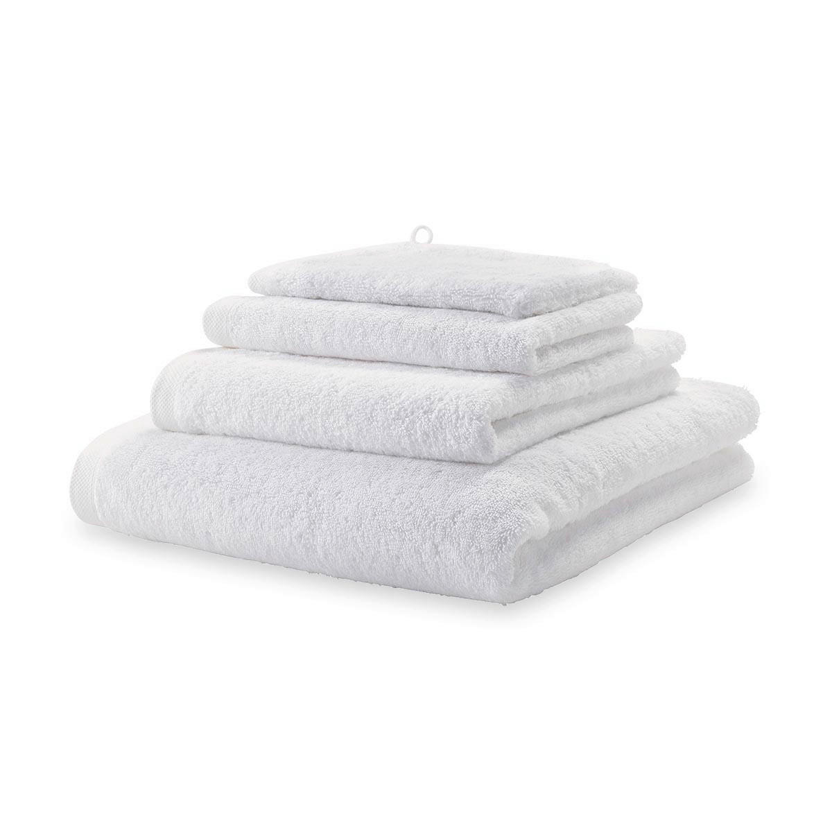 DUSCHTUCH 70/130 cm LONDON  - Weiß, Basics, Textil (70/130cm) - Aquanova