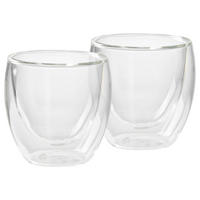 SKLENICE NA ESPRESSO  - čiré, Design, sklo (6/6cm) - Novel