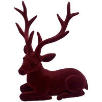 DEKORATIONSREN  - röd, Lifestyle, plast (20/13/24cm) - X-Mas