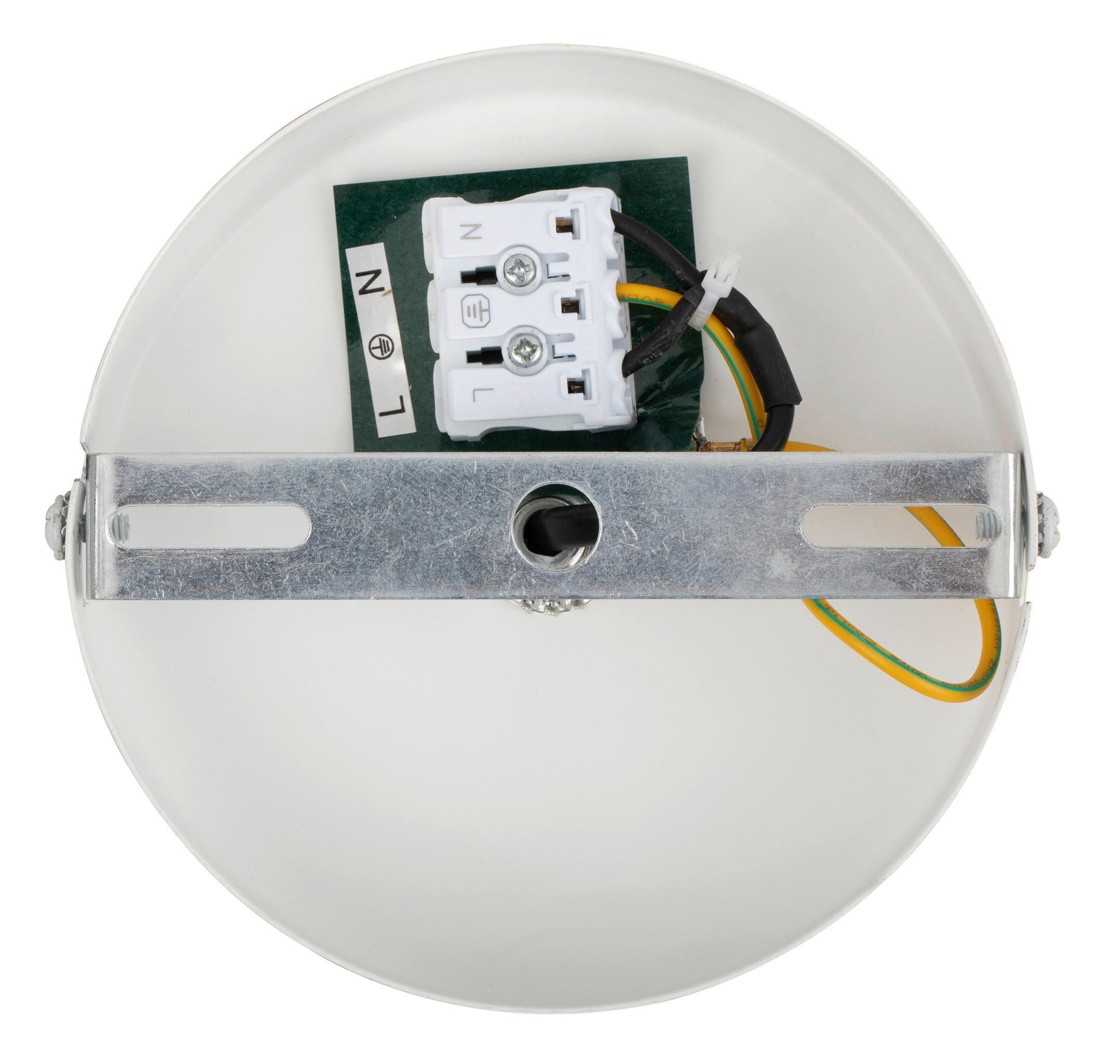 Thumbnail - Collet's Monde Hängeleuchte, Schwarz, Beige, Metall, Textil, 24 cm, RoHS, CE, Textilschirm, Lampen & Leuchten, Innenbele...