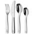 KINDERBESTECK 4-teilig - Edelstahlfarben, Basics, Metall (21/15,5/2,5cm) - WMF