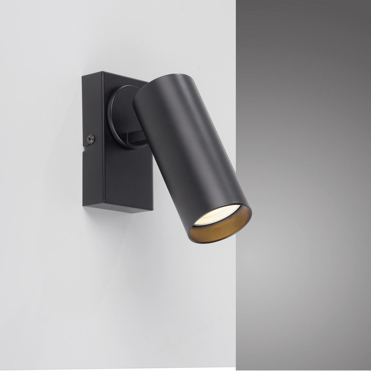 LED-DECKENLEUCHTE SW RIK 20/15/16,5 cm   - Schwarz, KONVENTIONELL, Kunststoff/Metall (20/15/16,5cm) - Schöner Wohnen