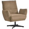 SESSEL in Teddystoff Braun  - Schwarz/Braun, Design, Textil/Metall (60/94/86cm) - Dieter Knoll