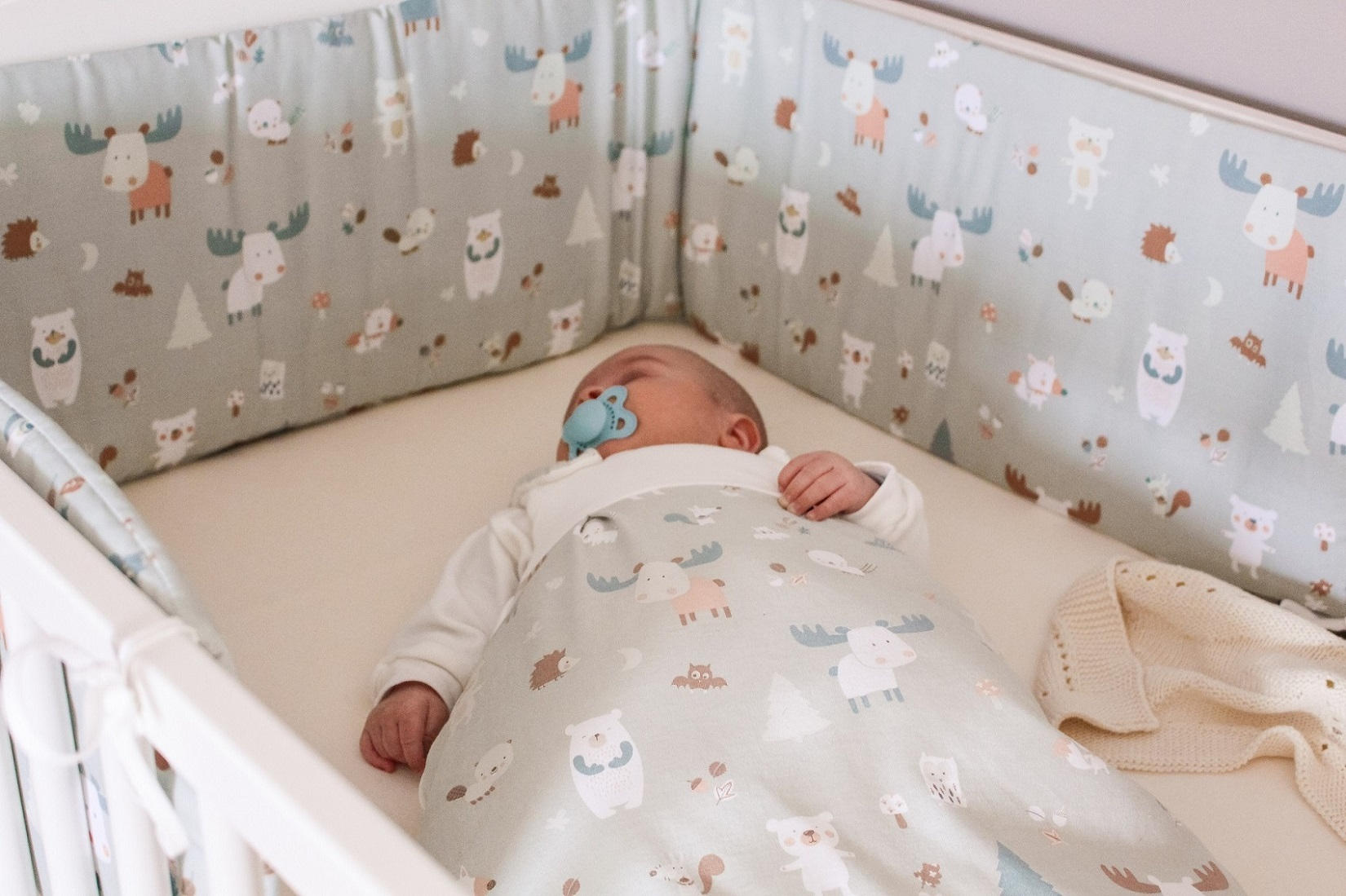 BABYSCHLAFSACKSET Baby-Mäxchen    56/62   - Weiß/Grün, Basics, Textil (56/62null) - Alvi