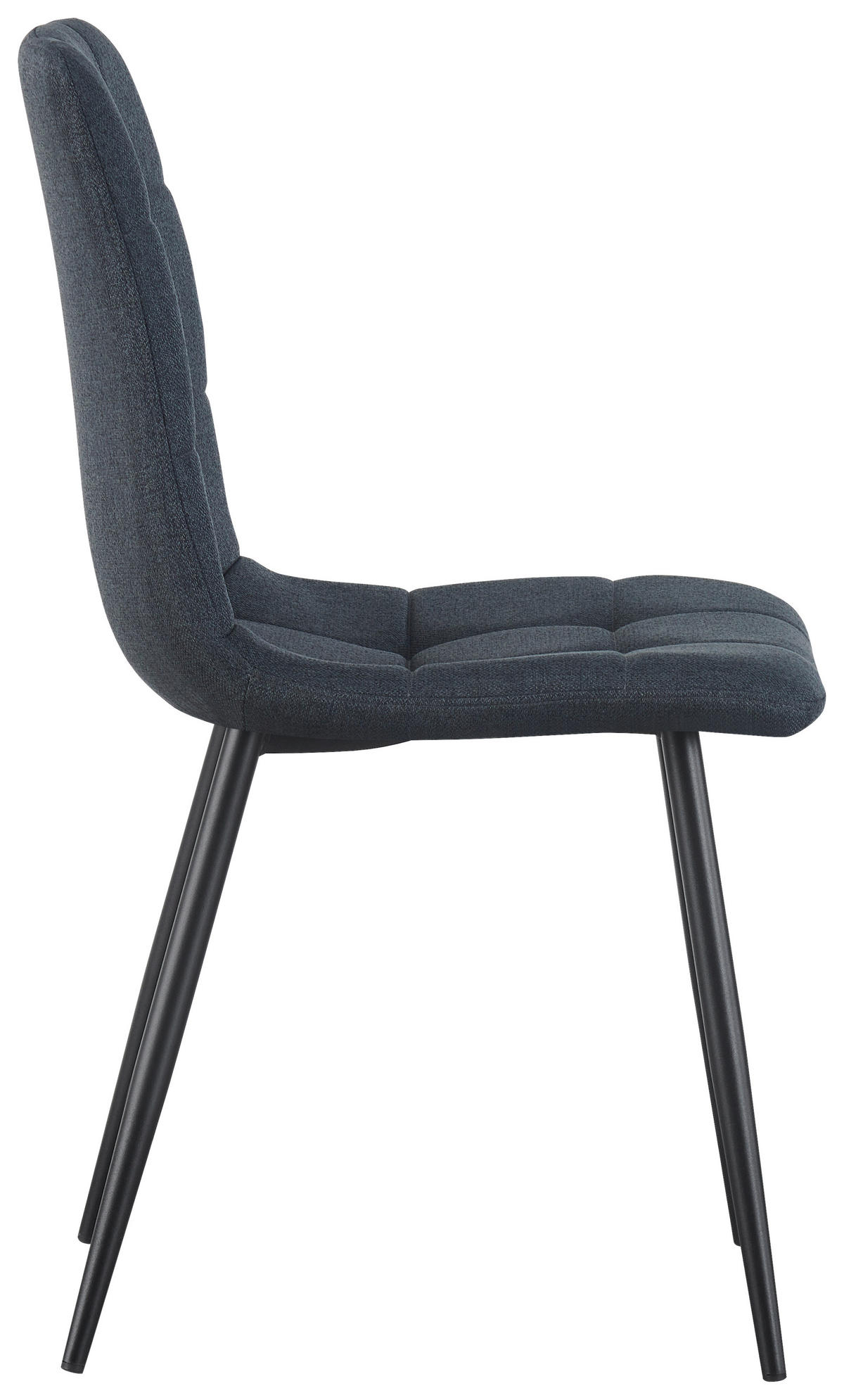 VIERFUßSTUHL - Schwarz/Grau, KONVENTIONELL, Holz/Textil (44,5/86/54,5cm) - Livetastic