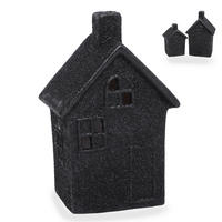 DEKOHAUS - Schwarz, Basics, Keramik (11,5/9/18cm)