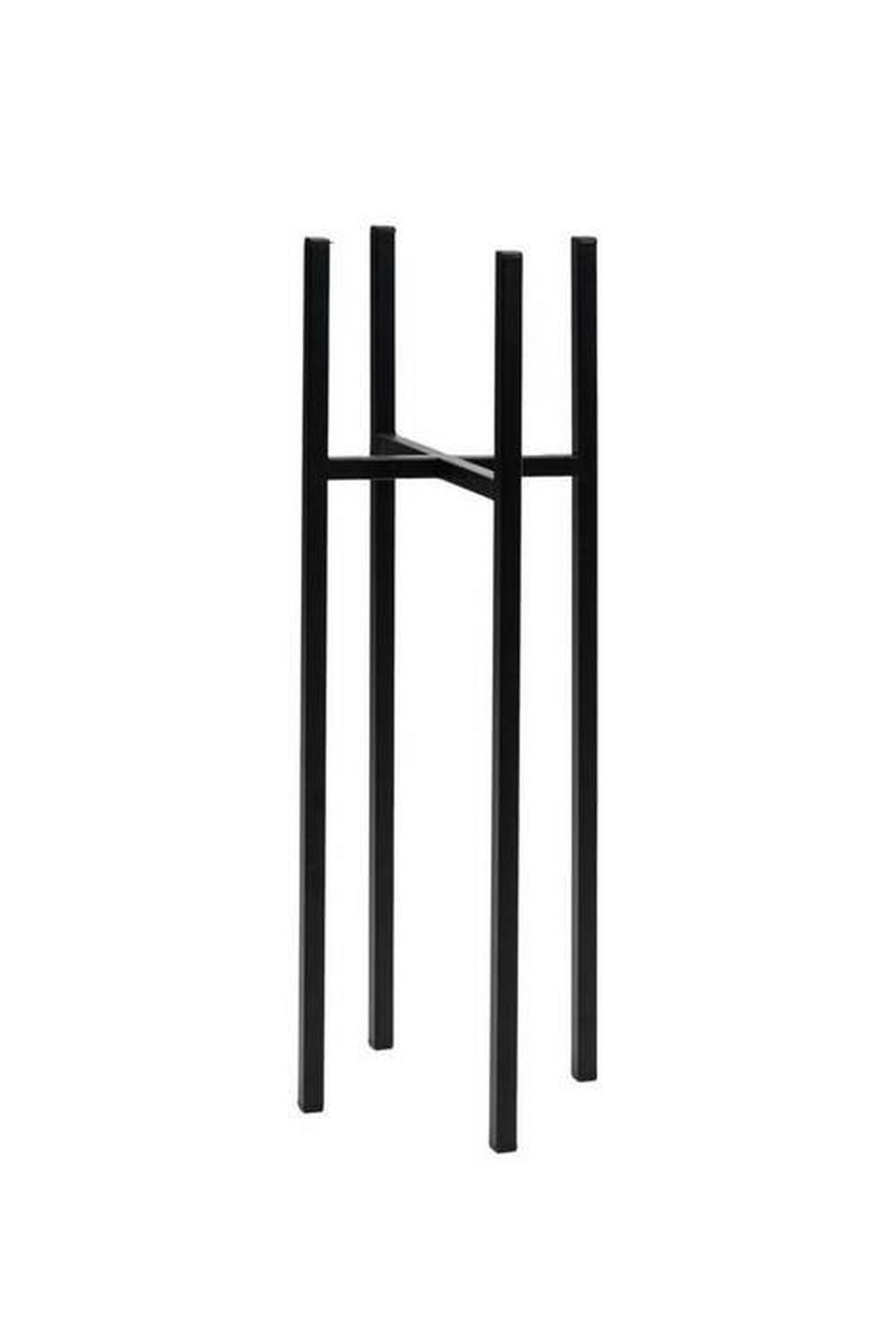 BLUMENSTÄNDER in Metall  - Schwarz, Basics, Metall (26/60/26cm)