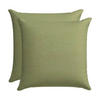 ZIERKISSENSET in Grün Uni 48/48 cm  - Grün, Basics, Textil (48/48cm)