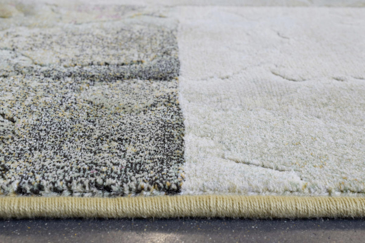 WEBTEPPICH 120/170 cm Catania Grün, Hellgrün, Beige  - Beige/Hellgrün, KONVENTIONELL, Textil (120/170cm) - Novel