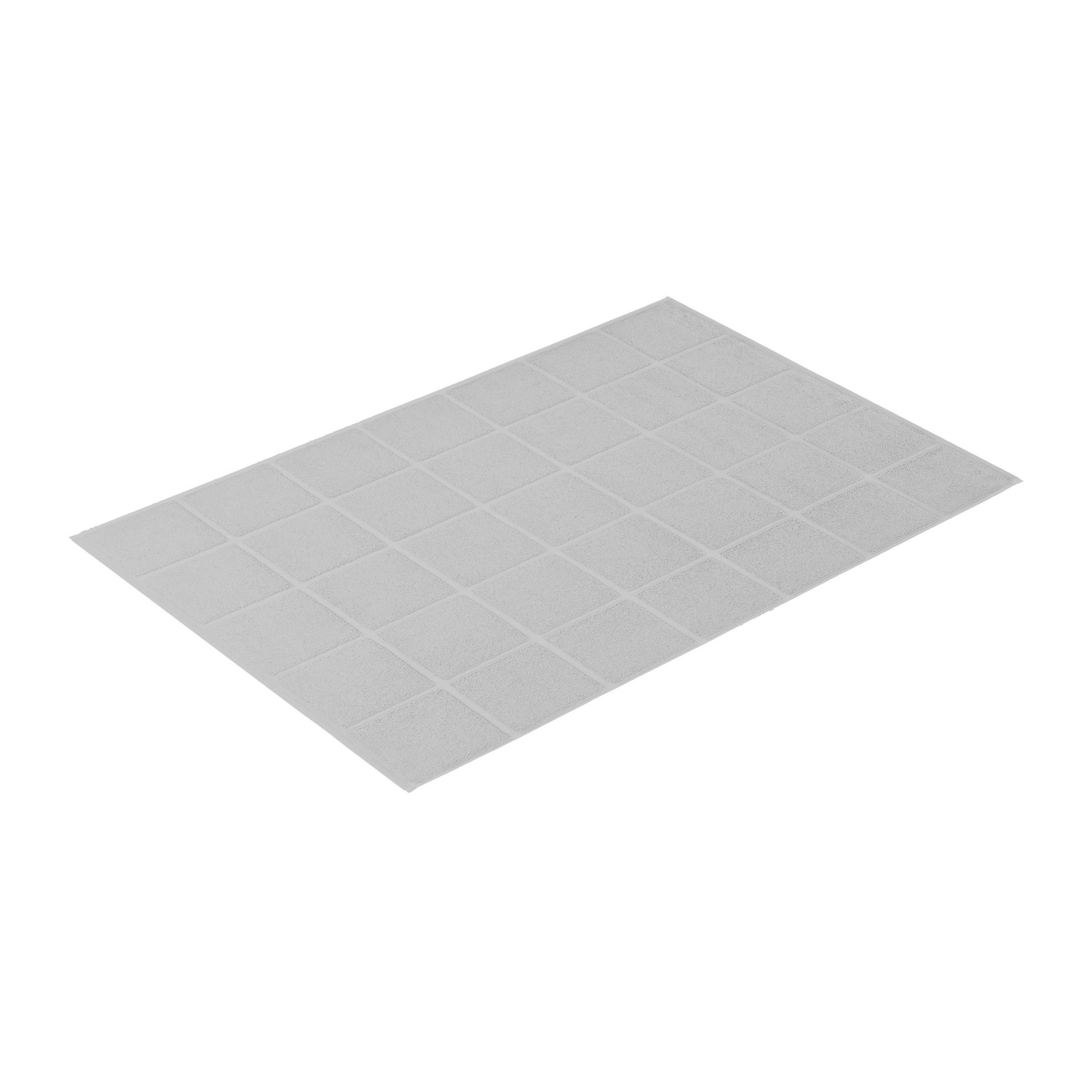 BADEMATTE Grau 090/60 cm  - Grau, Basics, Textil (090/60cm) - Vossen