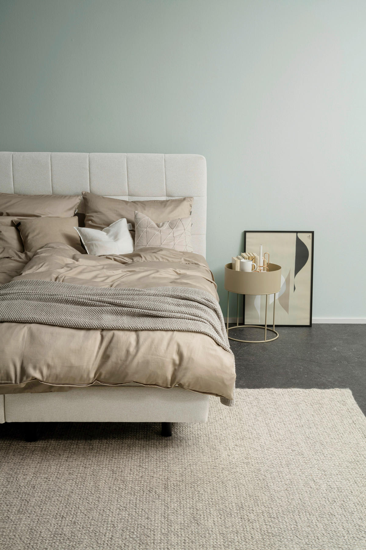 WENDEBETTWÄSCHE SW-PURE Satin 200/200 cm  - Sandfarben/Beige, Basics, Textil (200/200cm) - Schöner Wohnen