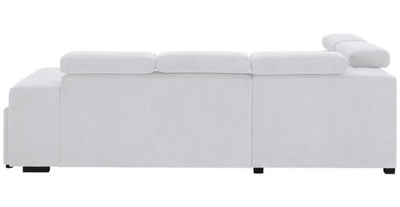 ECKSOFA  in Webstoff Hellgrau  - Hellgrau/Schwarz, KONVENTIONELL, Holz/Textil (244/283cm) - Carryhome