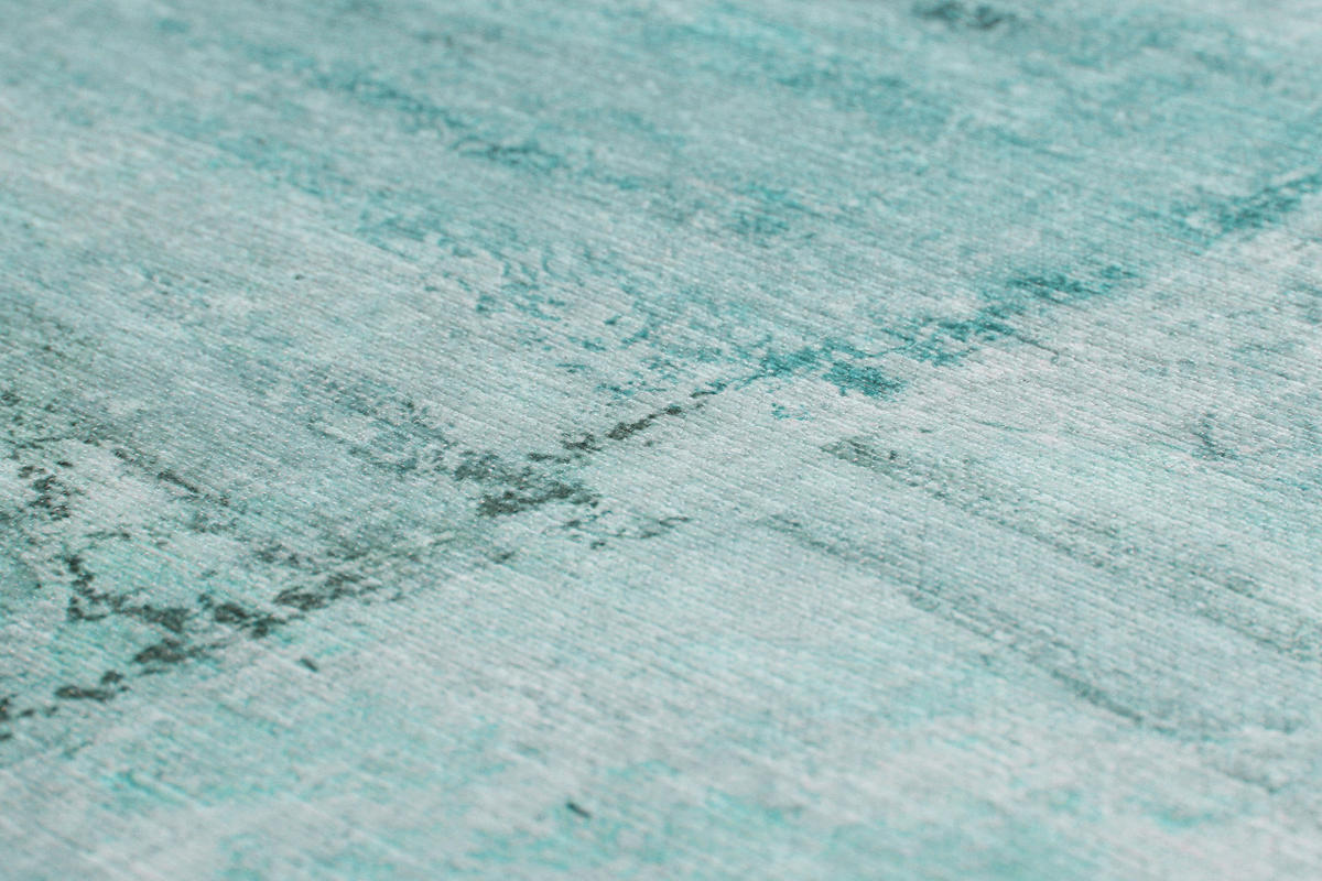 FLACHWEBETEPPICH  Wohnzimmer 70/120 cm Maui Türkis, Pastellblau rechteckig  - Türkis/Pastellblau, KONVENTIONELL, Textil (70/120cm) - Esprit