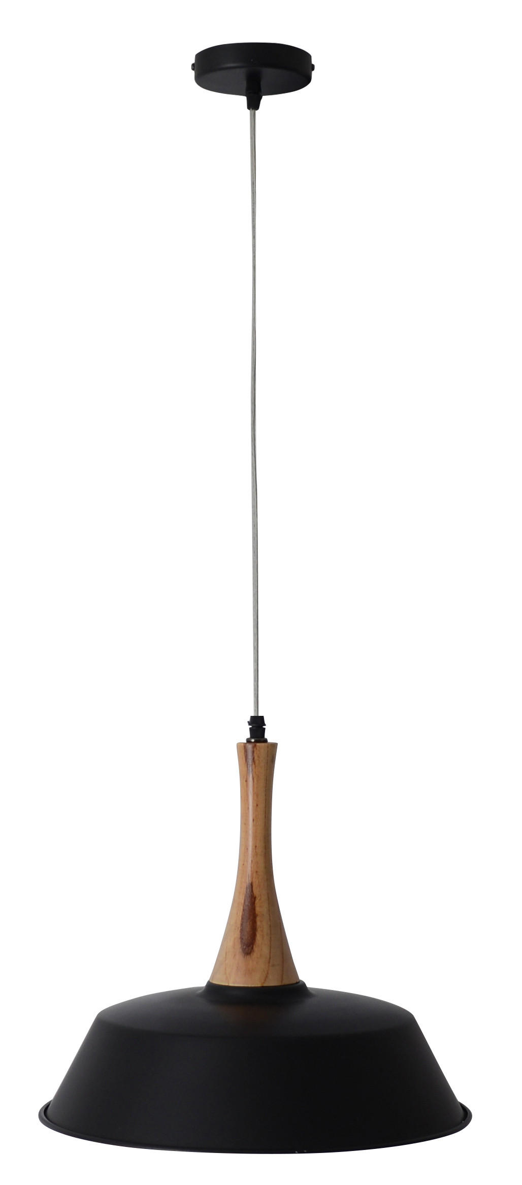 HÄNGELEUCHTE Culum 36/120 cm   - Schwarz/Kupferfarben, KONVENTIONELL, Holz/Metall (36/120cm) - Näve