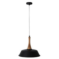 HÄNGELEUCHTE Culum 36/120 cm   - Schwarz/Kupferfarben, KONVENTIONELL, Holz/Metall (36/120cm) - Näve