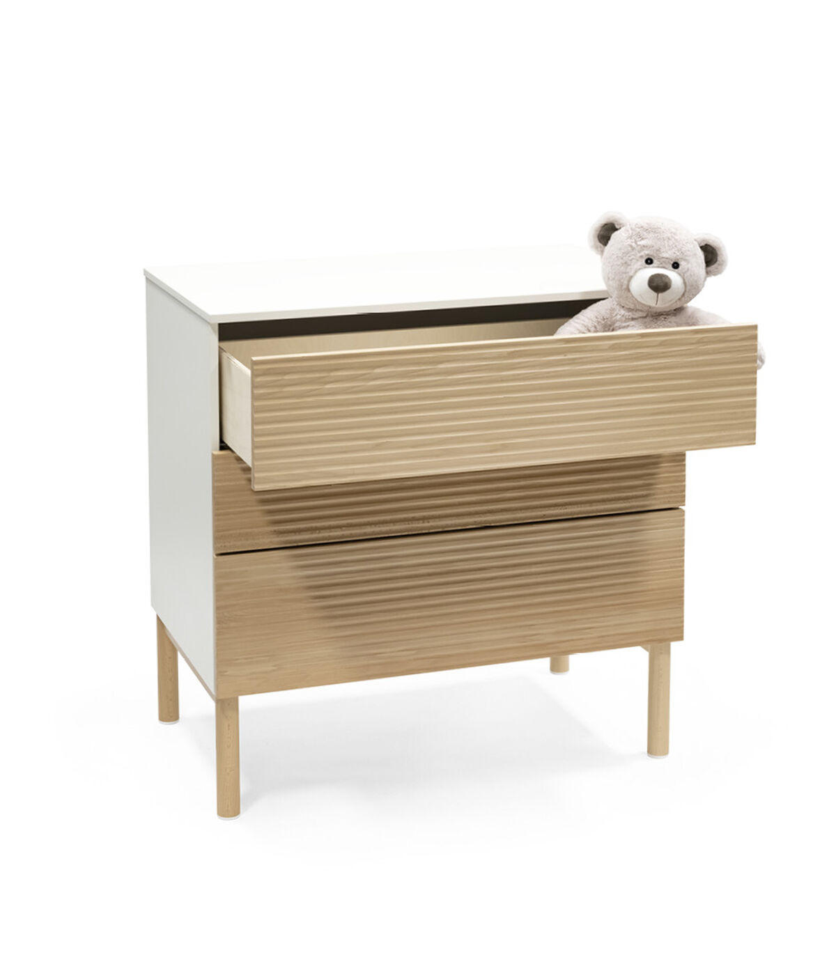 WICKELKOMMODE SLEEPI 88/88,5/53,7 cm  - Weiß, Basics, Holzwerkstoff (88/88,5/53,7cm) - Stokke
