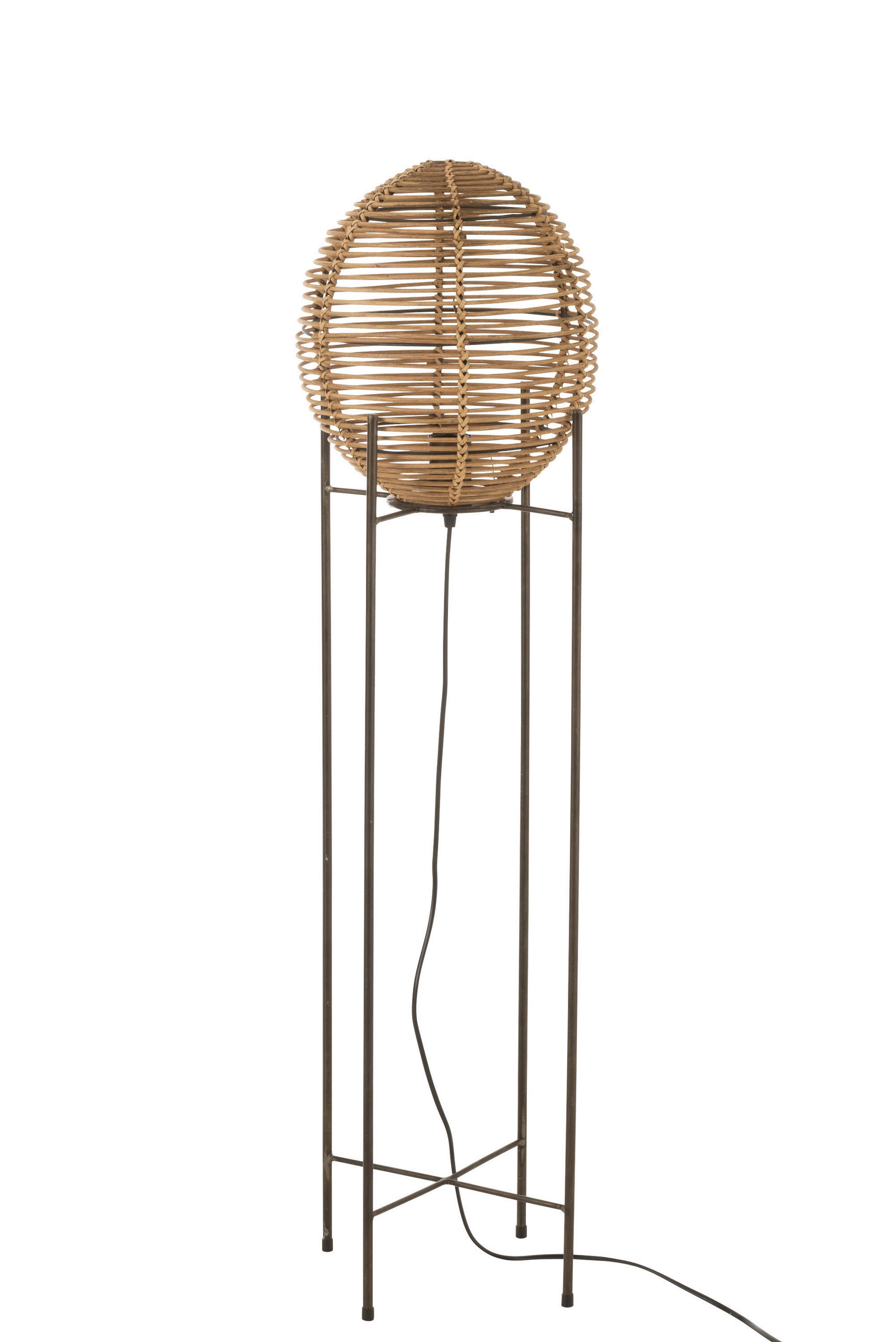 XXXLutz Stehleuchte Schwarz 115 cm