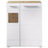 SCHUHSCHRANK 80/101/37 cm - Eichefarben/Silberfarben, KONVENTIONELL, Holzwerkstoff/Kunststoff (80/101/37cm) - Voleo SCHUHSCHRANK 80/101/37 cm - Eichefarben/Silberfarben, KONVENTIONELL, Holzwerkstoff/Kunststoff (80/101/37cm) - Voleo