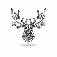 METALLBILD Schwarz  - Schwarz, Basics, Metall (69/70cm) - X-Mas