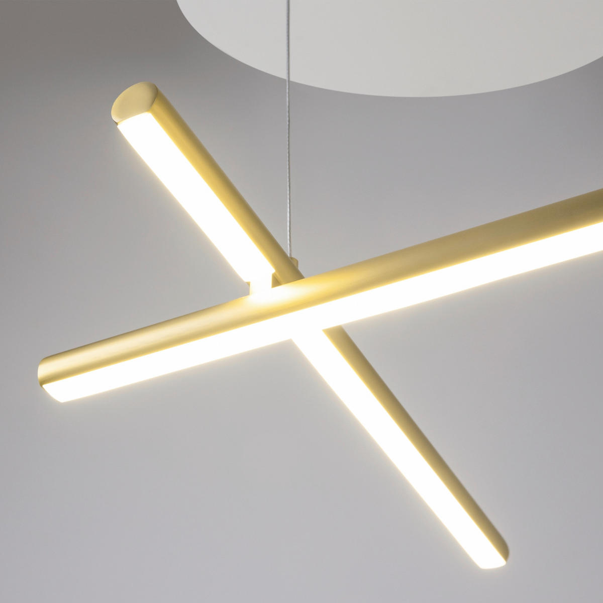 PENDELLEUCHTE  54.3/310/121.4 cm   - Goldfarben, Design, Metall (54.3/310/121.4cm) - MAYTONI