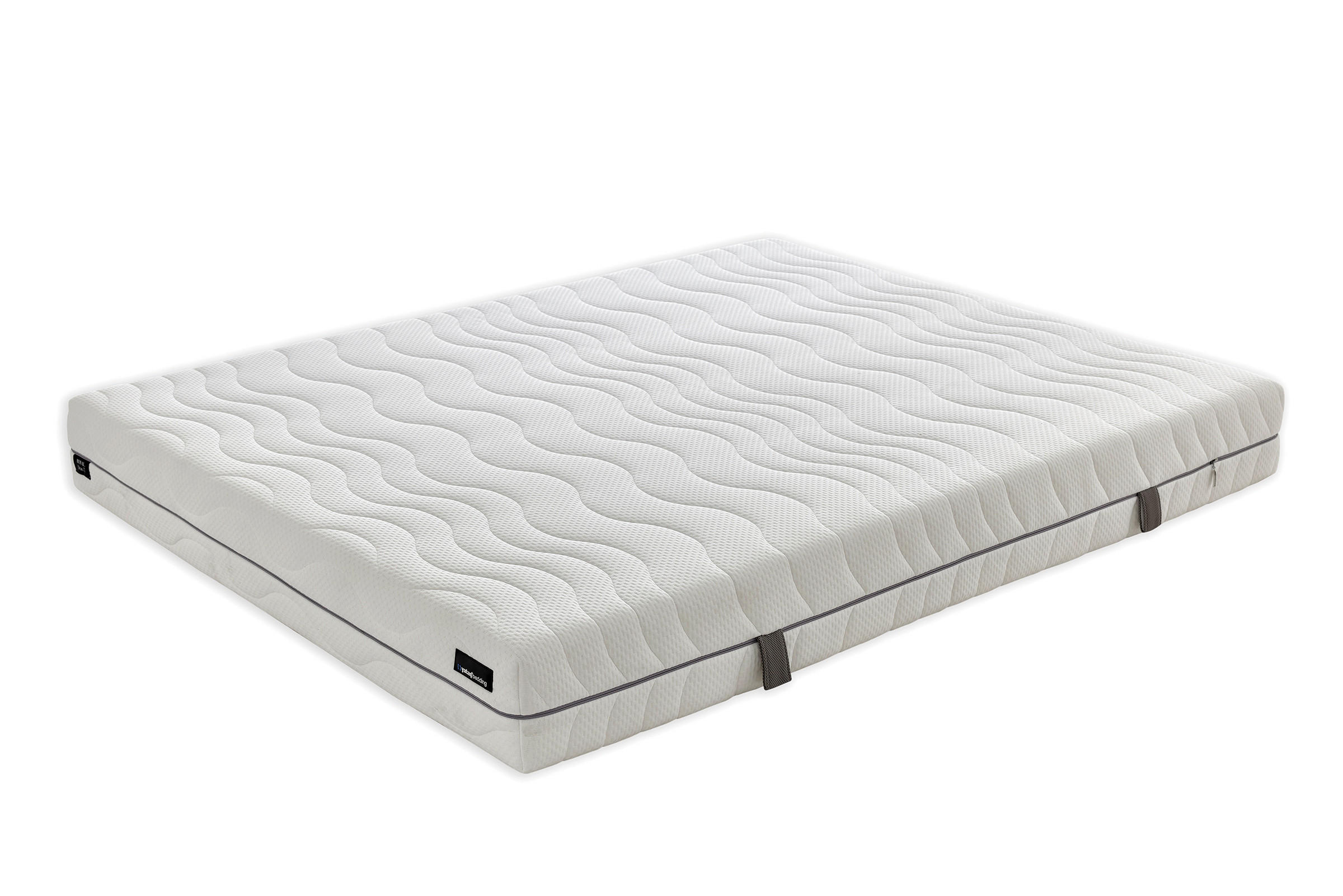 WENDEMATRATZE ROYAL DUO 7 80/200 cm Höhe ca. 22 cm  - Weiß, Basics, Textil (80/200cm) - Yatas