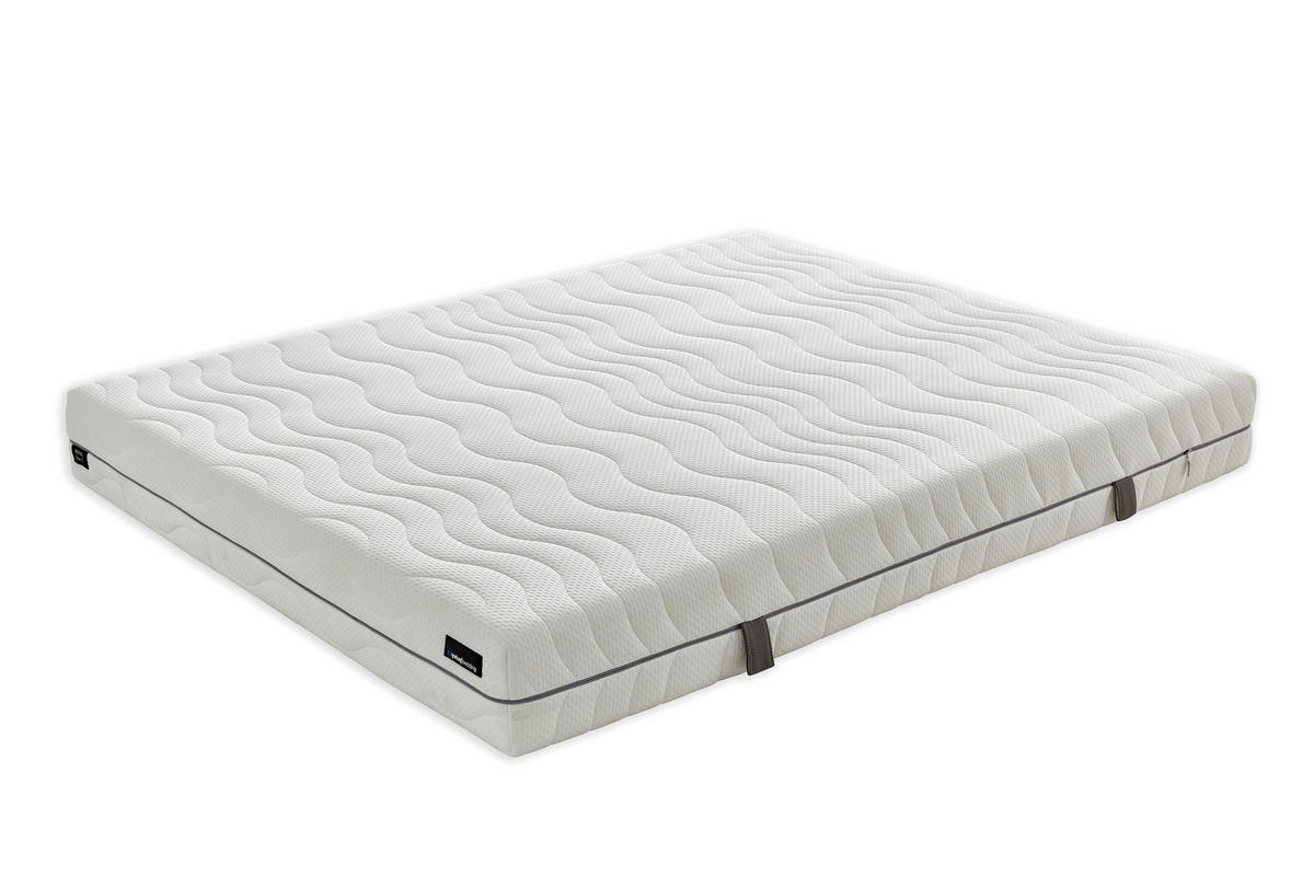 WENDEMATRATZE ROYAL DUO 7 140/200 cm Höhe ca. 22 cm 7 -Zonen - Weiß, Basics, Textil (140/200cm) - Yatas