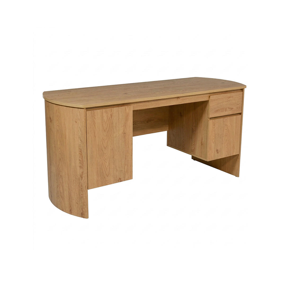 SCHREIBTISCH  Eichefarben  - Eichefarben, KONVENTIONELL, Holzwerkstoff (160/75/59cm) - MID.YOU