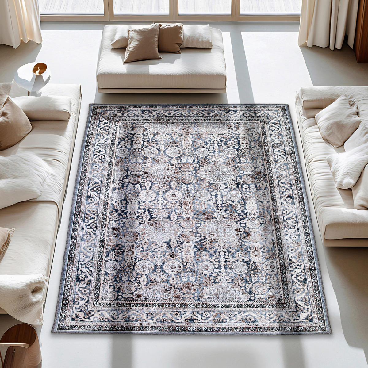 FLACHWEBETEPPICH 160/230 cm Piper Grau rechteckig  - Grau, Basics, Textil (160/230cm) - Astra