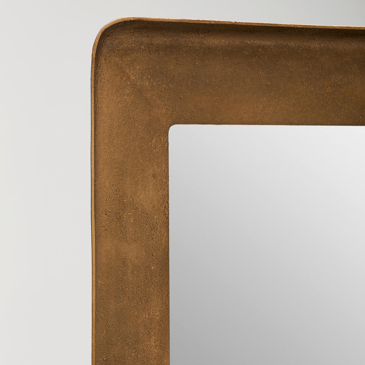 WANDSPIEGEL 99/192/5 cm    in rechteckig  - Goldfarben, Design, Glas/Holzwerkstoff (99/192/5cm) - Novel