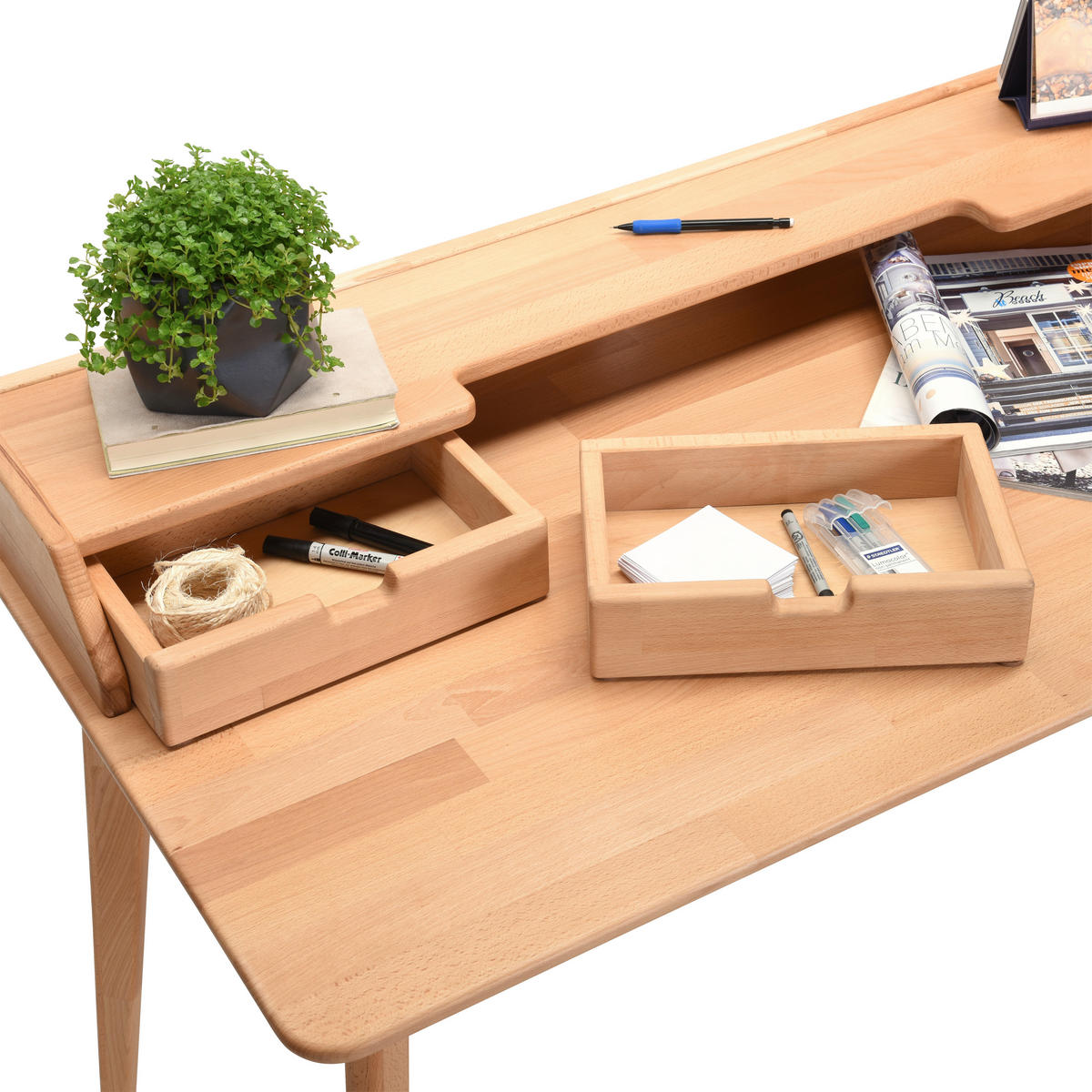 PSACÍ STŮL, jádrový buk, 120/65/84,50 cm - jádrový buk/barvy buku, Konvenční, dřevo (120/65/84,50cm) - Linea Natura