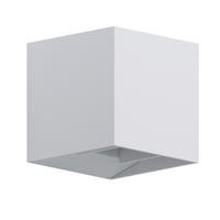 VÄGGLAMPA UTOMHUS - vit, Design, metall (10,5/10,5/11cm) - Eglo