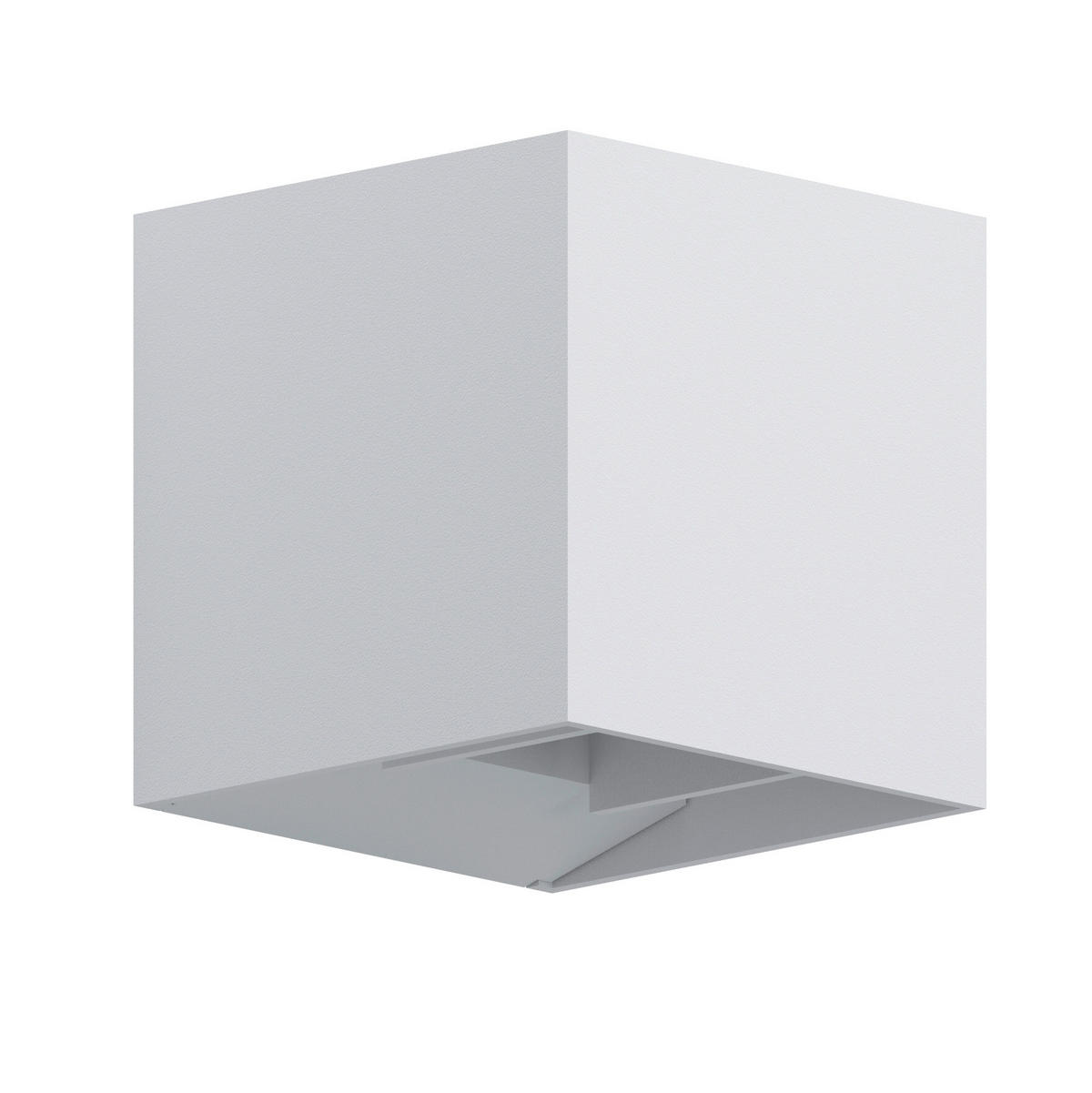 VÄGGLAMPA UTOMHUS - vit, Design, metall (10,5/10,5/11cm) - Eglo