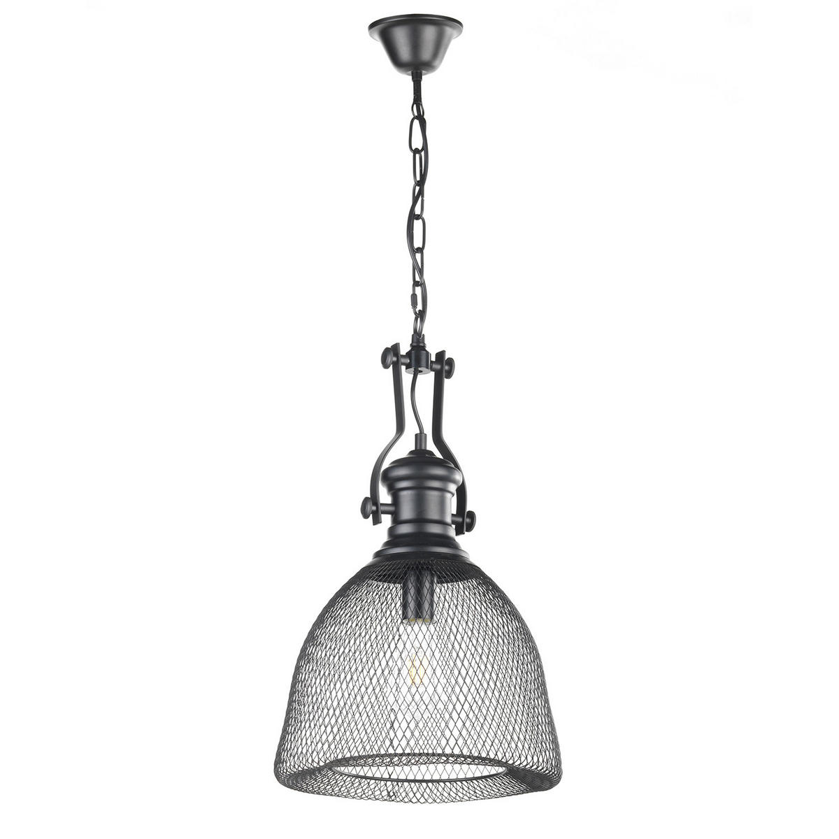 HÄNGELEUCHTE 32/90 cm  - Schwarz, KONVENTIONELL, Metall (32/90cm)