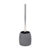 WC-BÜRSTENGARNITUR - Chromfarben/Grau, Basics, Kunststoff (10/15/10cm) - Wenko