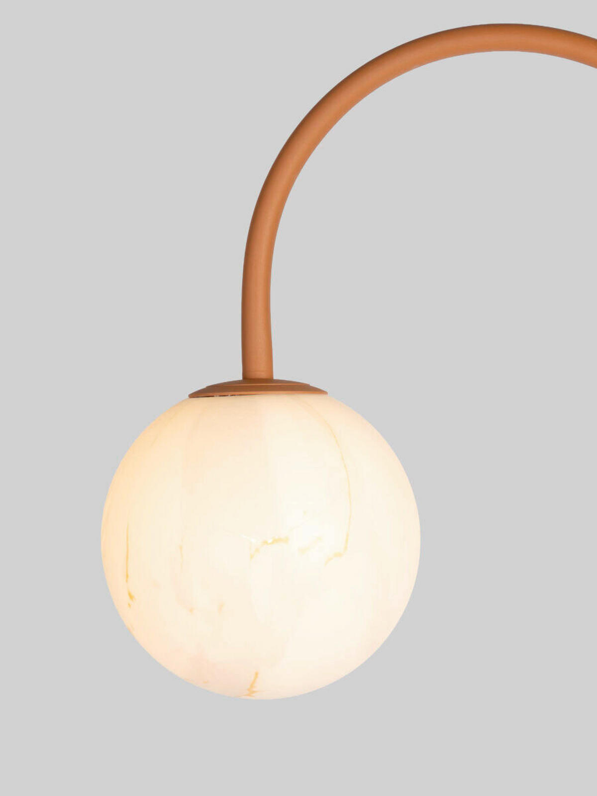 STEHLEUCHTE It's about RoMi 20/160/48 cm  - Terracotta, Trend, Glas/Stein (20/160/48cm) - It's about Romi