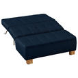 SCHLAFSOFA Juice in Dunkelblau  - Naturfarben/Dunkelblau, Design, Holz/Textil (125/92/102cm) - Novel