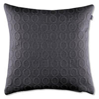 KISSENHÜLLE J! Signature anthrazit 40/40 cm  - Hellgrau/Grau, Design, Textil (40/40cm) - Joop!