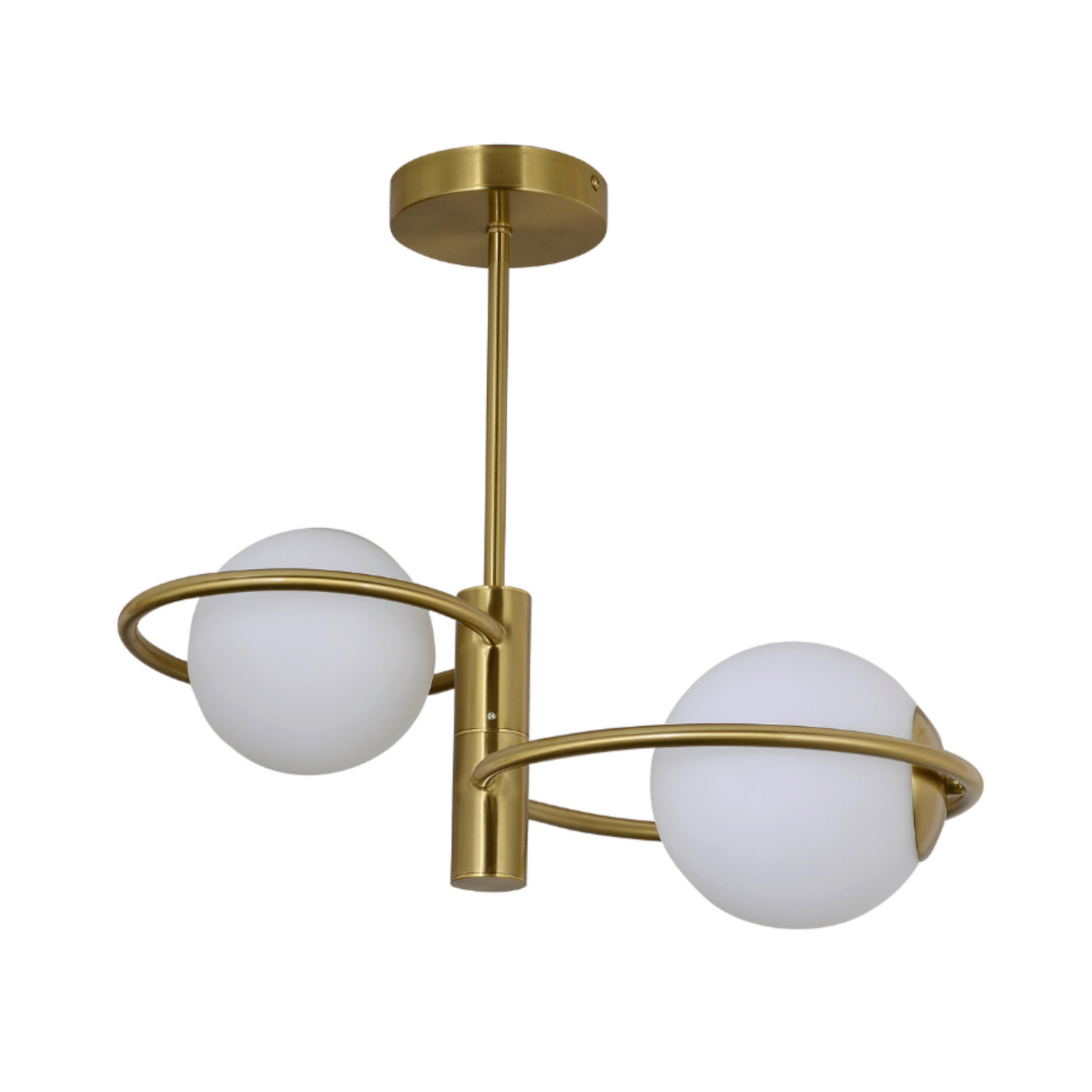 DECKENLEUCHTE Dorado  47.5/53.5/30 cm  - Goldfarben, Design, Glas (47.5/53.5/30cm)