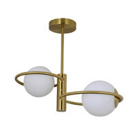 DECKENLEUCHTE Dorado  47.5/53.5/30 cm  - Goldfarben, Design, Glas (47.5/53.5/30cm)