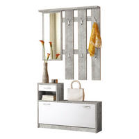 PREDSOBA siva, bela - siva/bela, Konvencionalno, leseni material (100/191/25cm) - MID.YOU