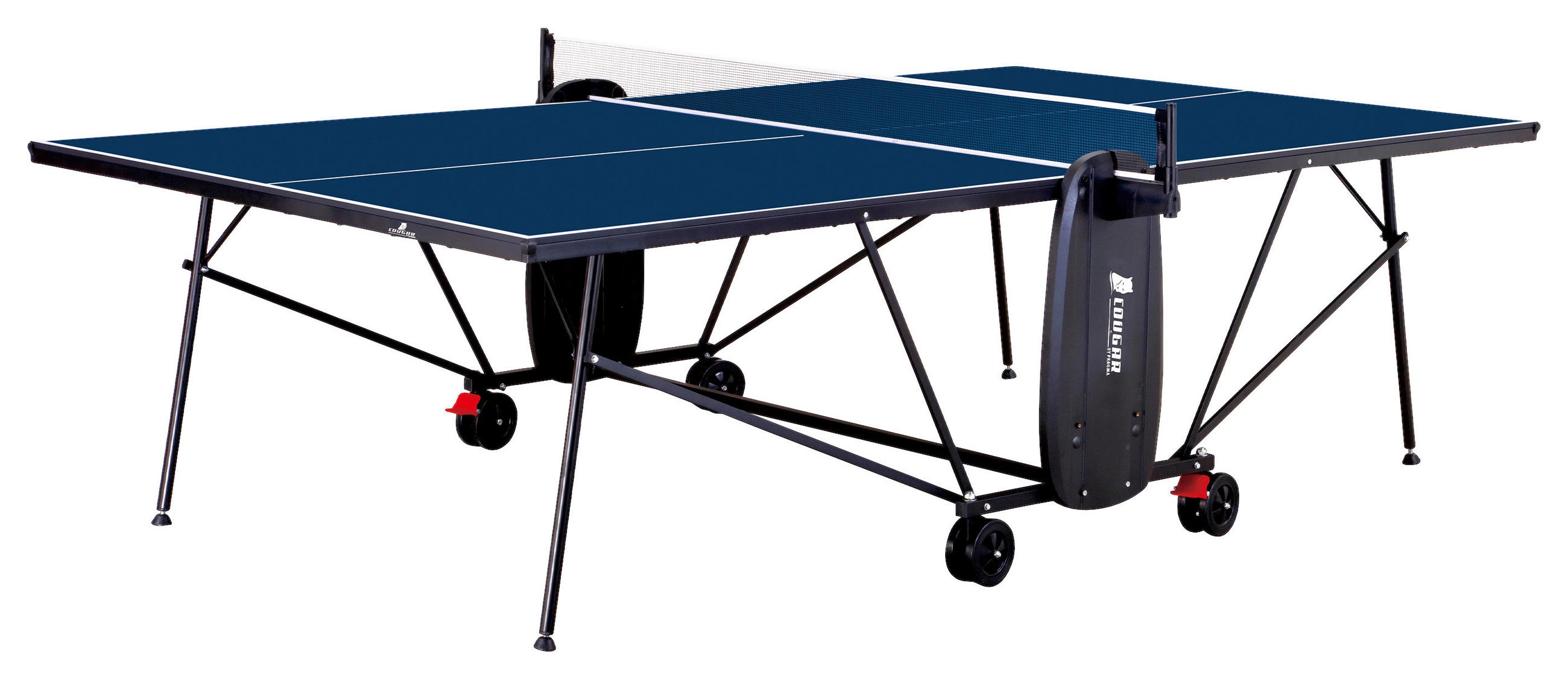 TISCHTENNISTISCH - Blau, Konventionell, Holz/Metall (152,5/76/274cm)