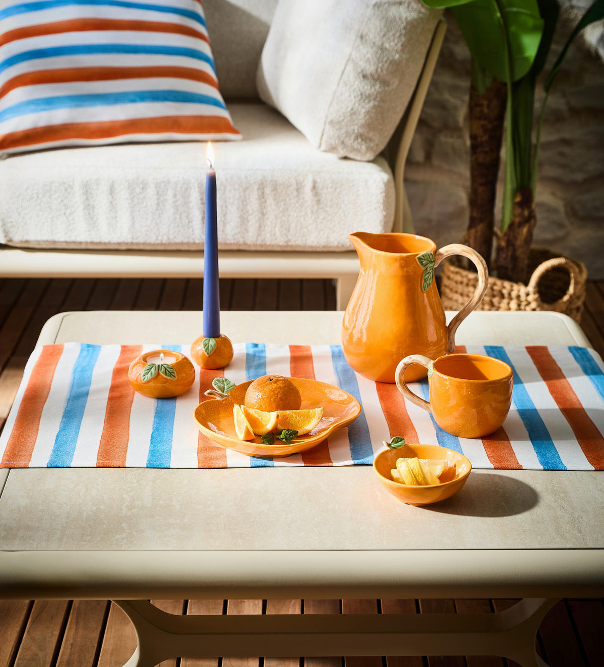 TELLER Orange 20,4/3,3 cm  - Orange, Basics, Keramik (20,4/3,3cm)