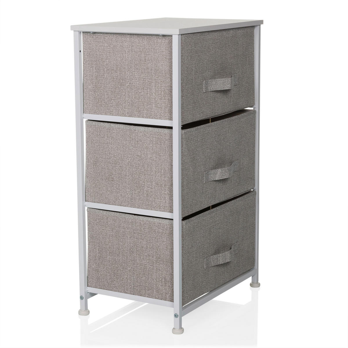 KOMMODE  in 45/73/30 cm  - Grau, MODERN, Kunststoff/Textil (45/73/30cm) - MID.YOU