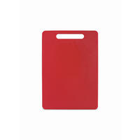 Tocător - roșu, Basics, plastic (34/24/0,4cm) - Homeware