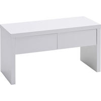 GARDEROBENBANK 91/48/38 cm  - Weiss, Design, Holzwerkstoff (91/48/38cm) - Novel